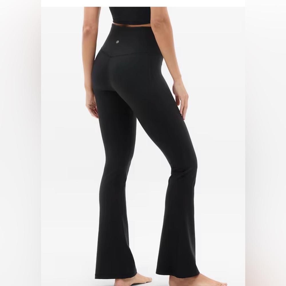 Athleta Black Elation Flare Pant Size L
